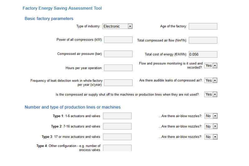 Factory assessment tool