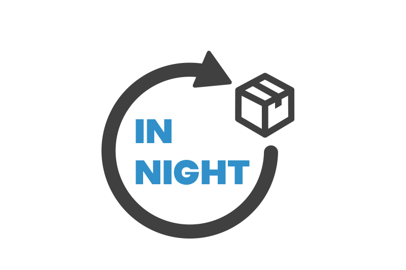 Zustellung über Nacht