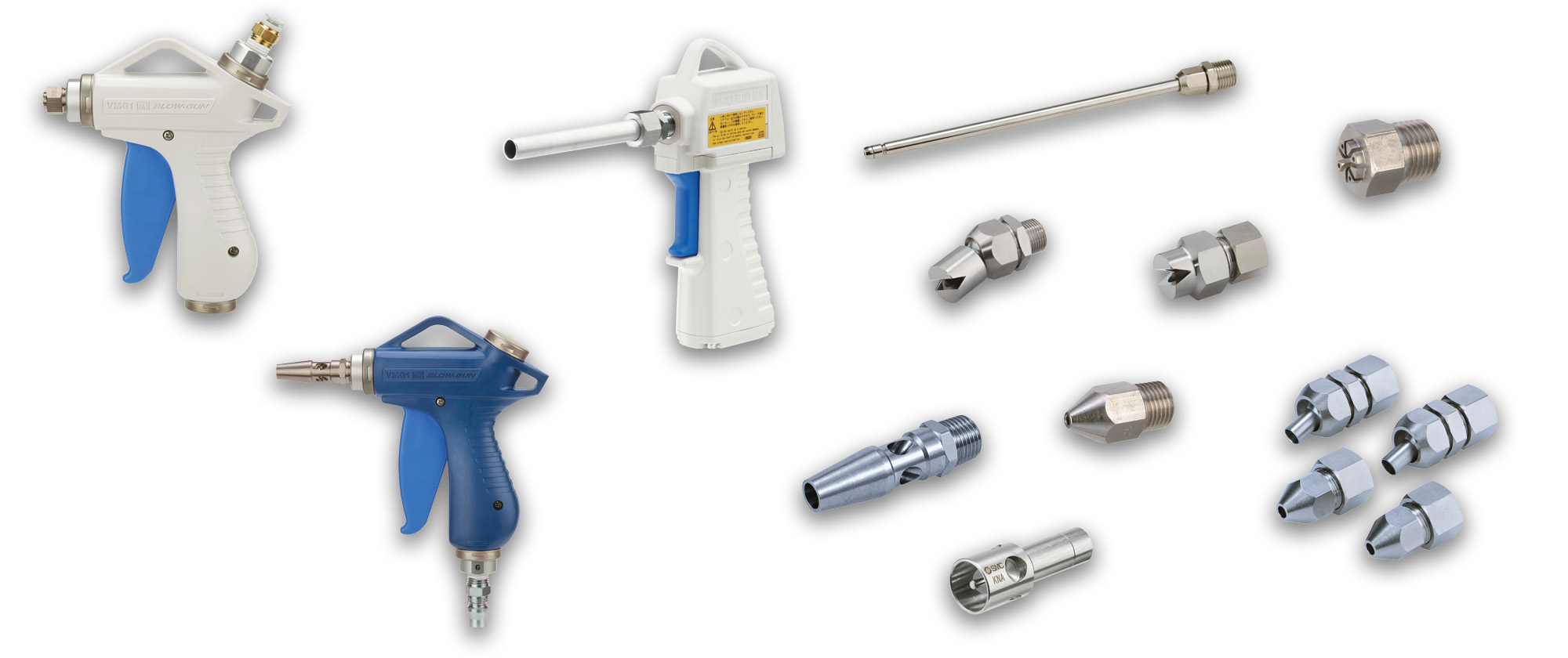 Druckluft-Blaspistole und Düse