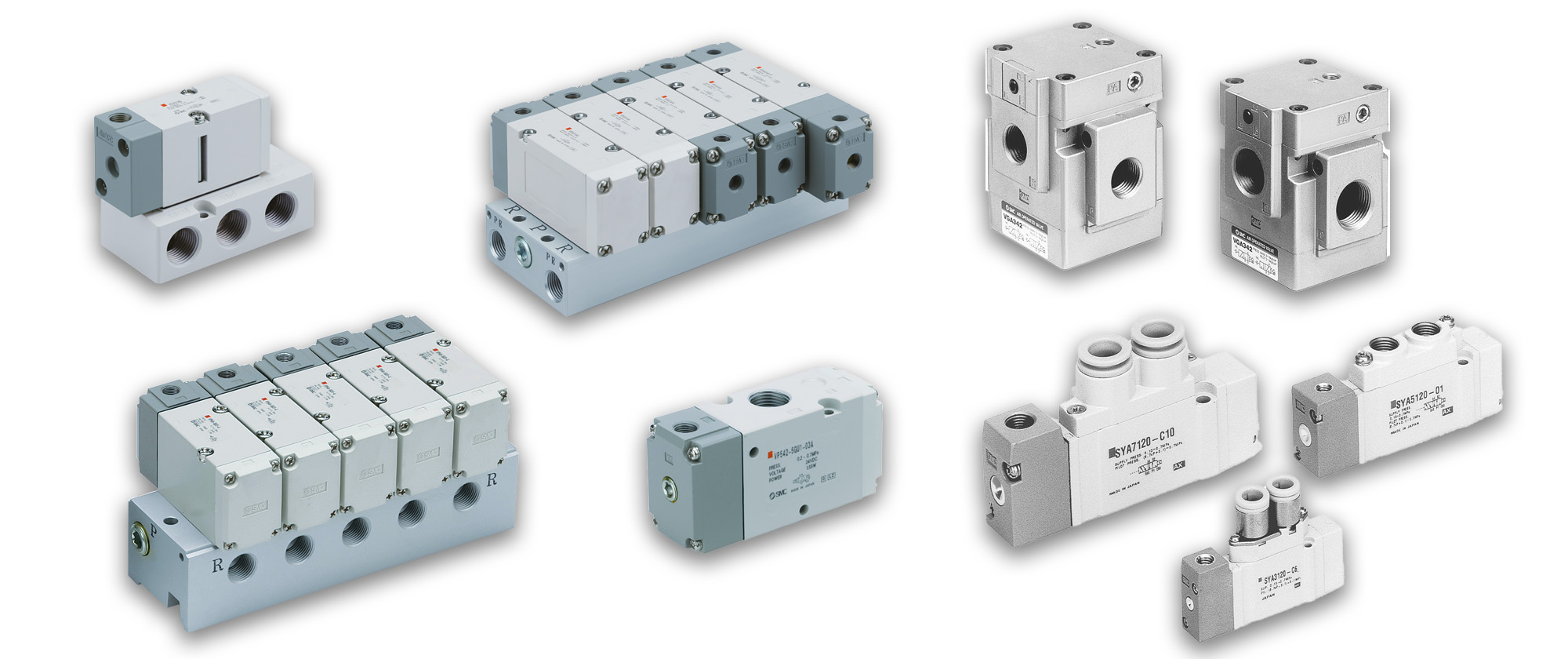 Pneumatisch betätigte Ventile