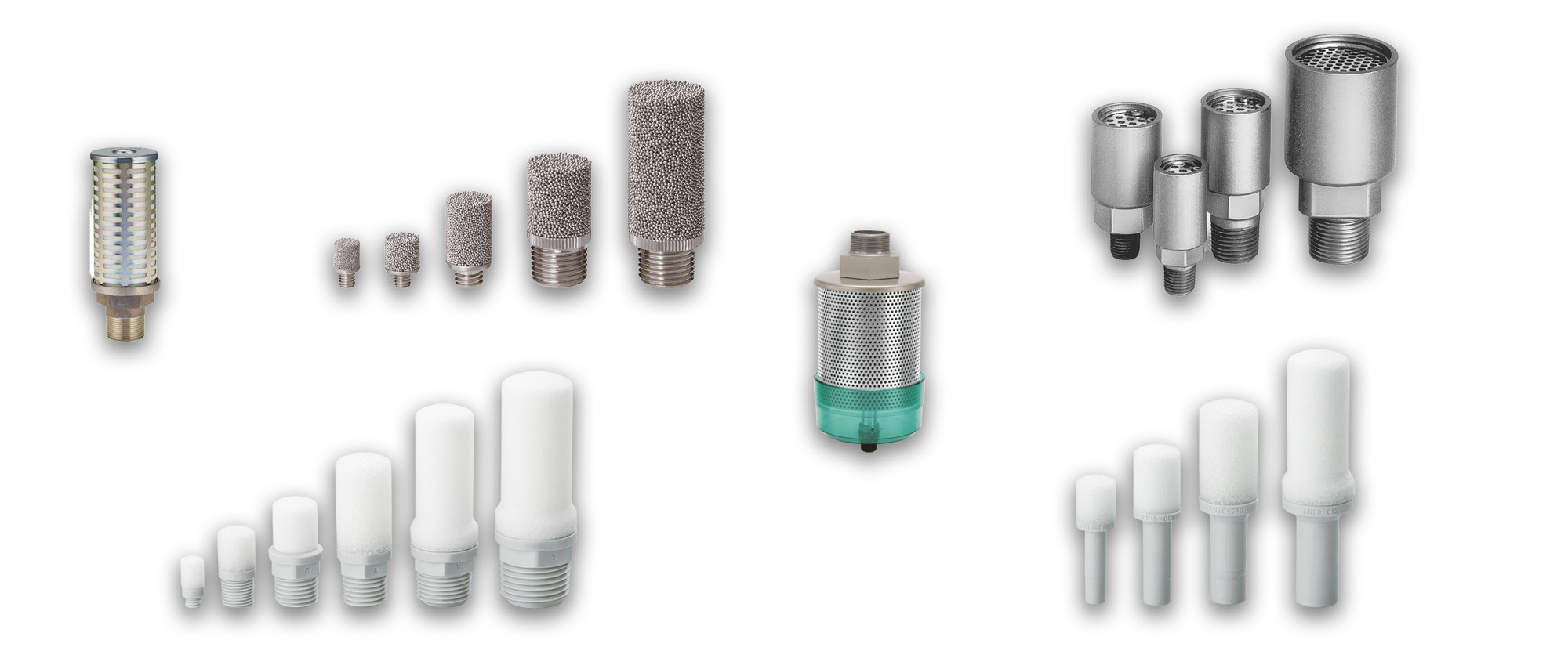 Schalldämpfer und Filterschalldämpfer