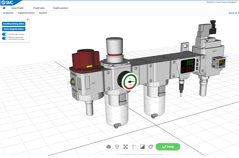 Luftaufbereitung (FRL) 3D