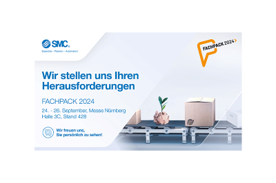 Neue Lösungen für ein nachhaltiges Maschinendesign – SMC auf der Fachpack 2024 in Nürnberg
