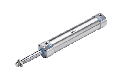 Perfekt für aggressive Einsätze: Edelstahlzylinder der Serie CG5-X2977 von SMC