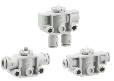 Steckverbinder rein – Metall raus: neue mechanische Ventile von SMC