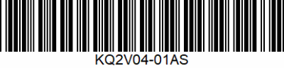 Barcode KQ2V04-01AS