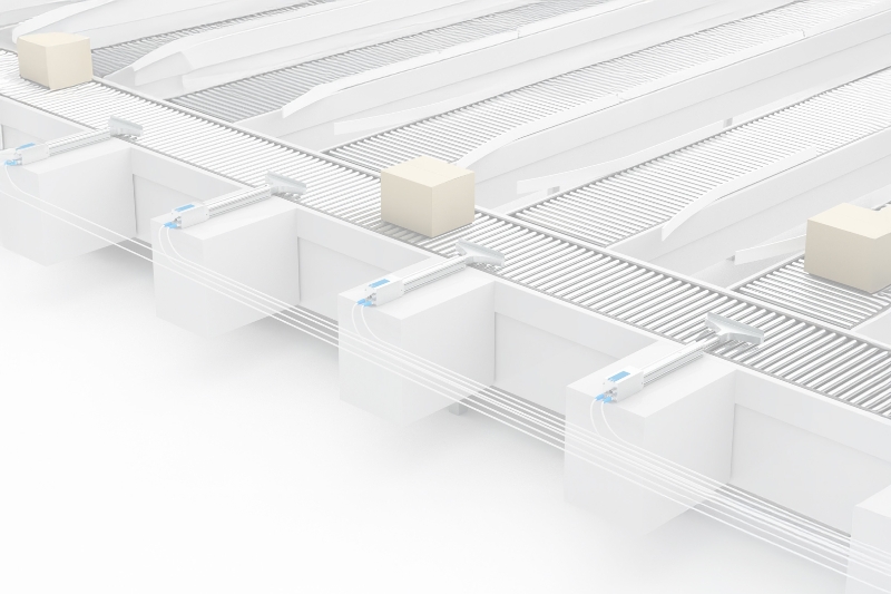 Automatización neumática y eléctrica de almacenes
