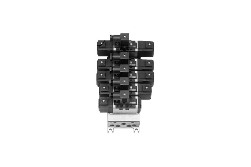 Electroválvula de 5 vías conforme a la norma ISO 5599-1