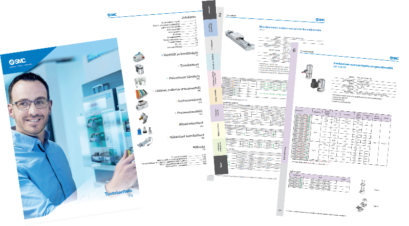 Brochures: Tuoteluettelo F4