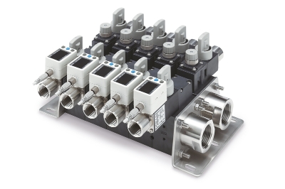 New Digital Flow Switch Manifold from SMC offers centralised control