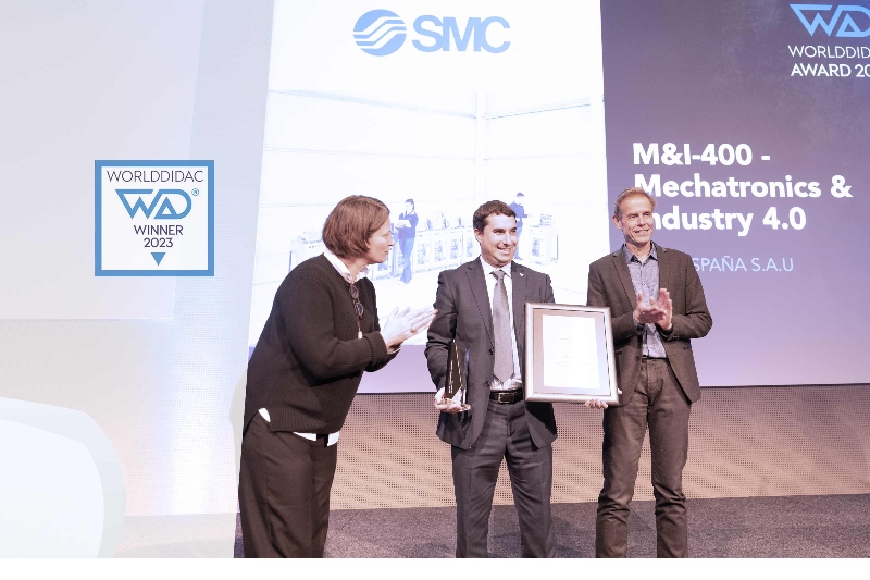Le système didactique M&I-400 de SMC récompensé par le Worlddidac Award 2023