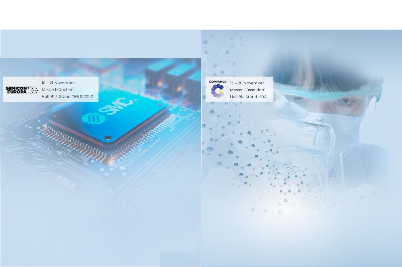 SMC is close to you at COMPAMED & SEMICON Europa
