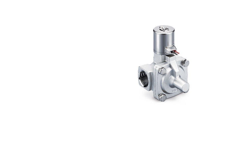 Designed to resist − Pilot Operated Steam Type 2-Port Solenoid Valve  - JSXP Series