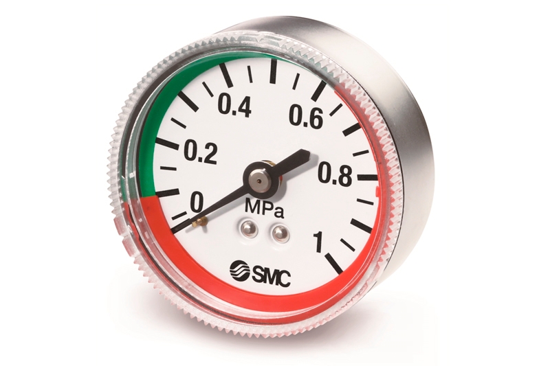 Pressure Gauge with Colour Zone Limit Indicator