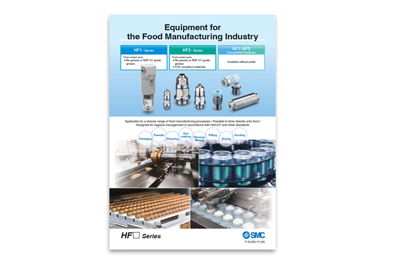 Equipment for the food manufacturing industry
