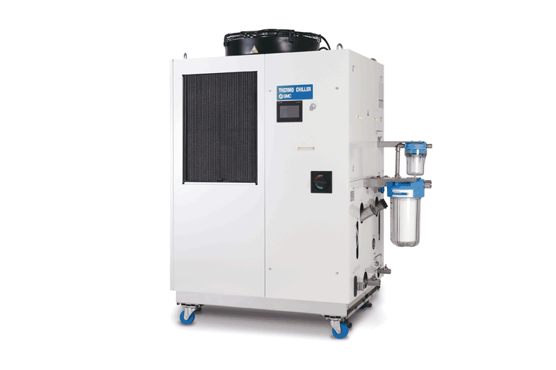 Kühl- und Temperiergerät für Umlaufmedium, Ausführung mit zwei Kühlkreisläufen – HRL