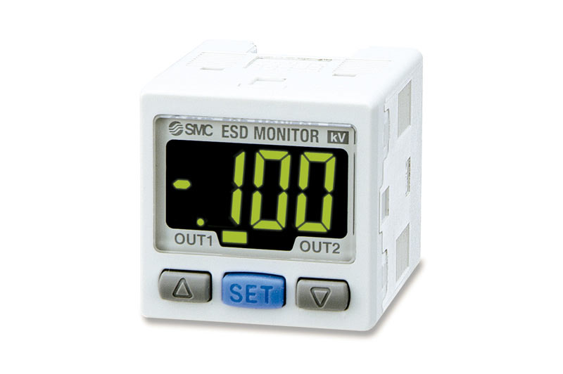 Electrostatic sensor monitor