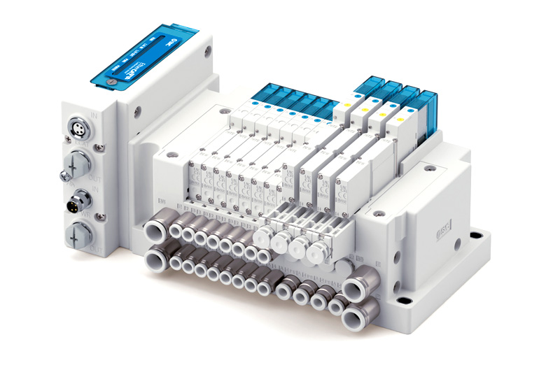 Combination manifold for vacuum and positive pressure