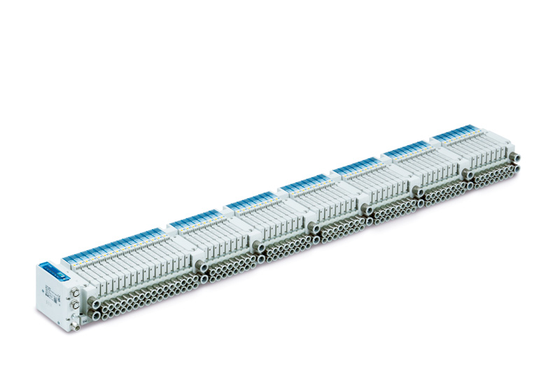 64-station Compatible Manifold Plug-in Compact 5-Port Solenoid Valve