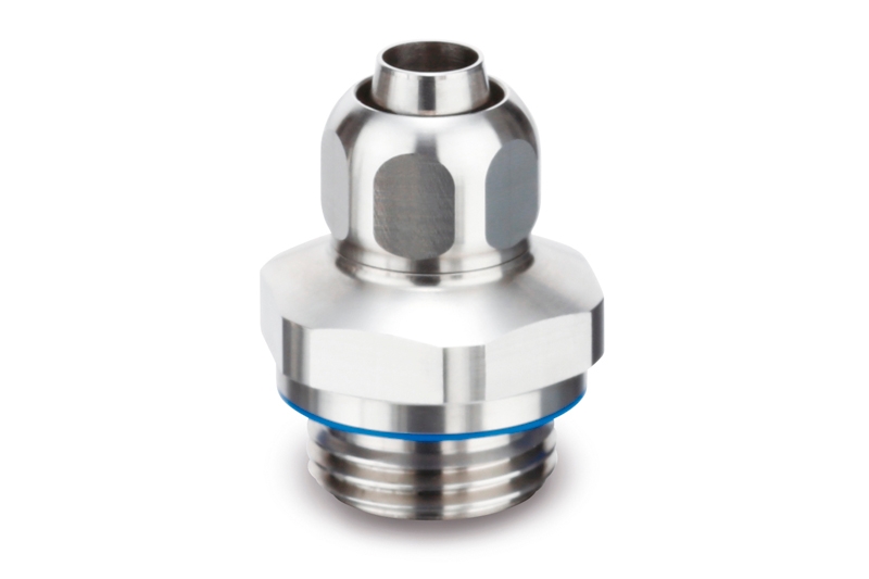 FDA Compliant, clean design, male connector insert fitting