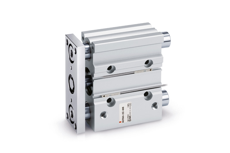 Stainless steel compact guide actuator