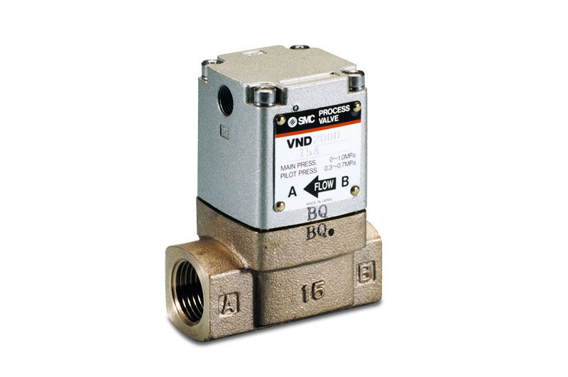 Doğrudan çalıştırılan, 3 yollu solenoid valf