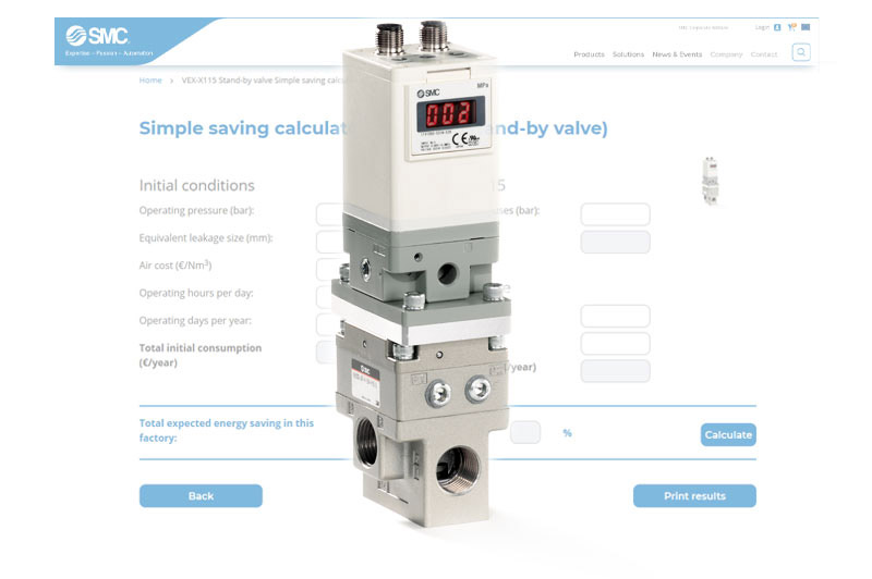 Calculateur d'économies simple VEX-X115