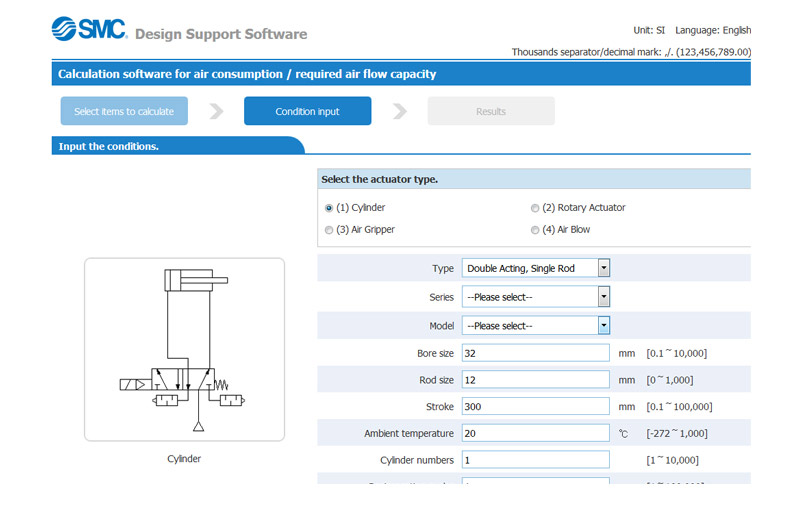 Air Consumption and Required Flow Rate Calculator