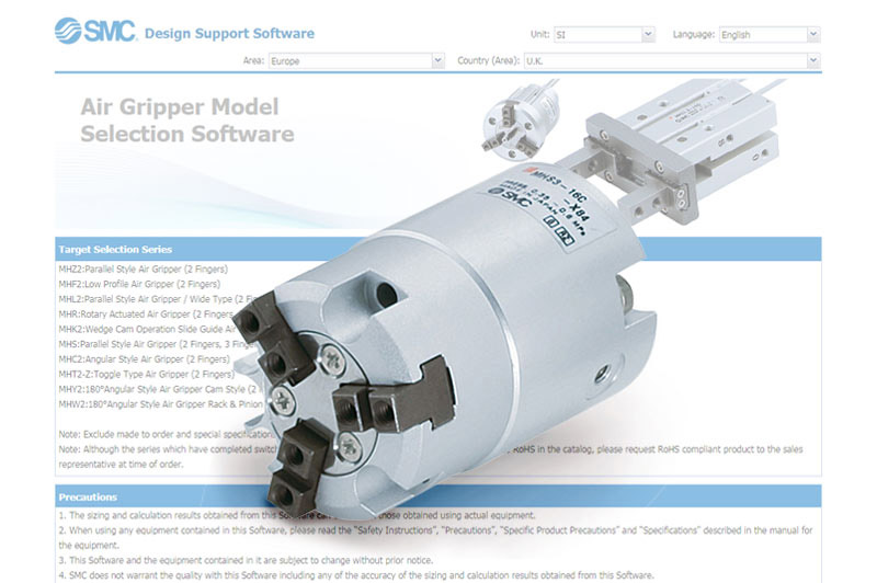 Air Gripper Selector