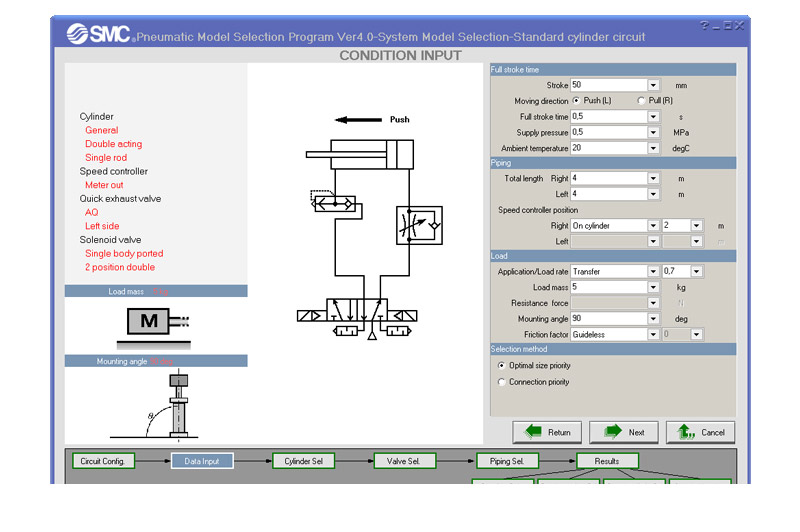 Software de seleção de modelos