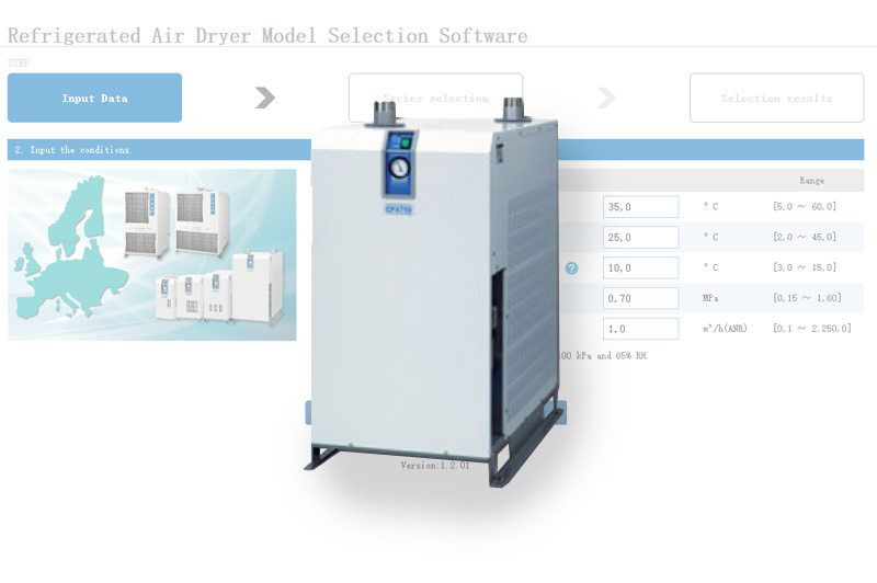 Refrigerated Air Dryer Selector