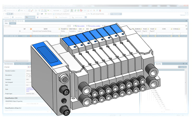 Biblioteca CAD SMC