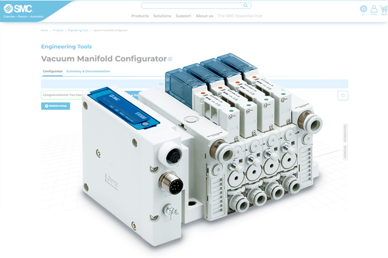 Vacuum Manifold Configurator
