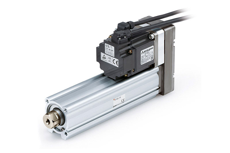 Rod type AC servo motor