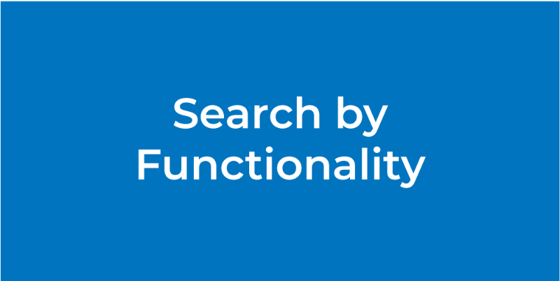 Search by Functionality