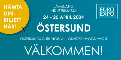 Vi ses på EURO EXPO i Östersund den 24-25 april