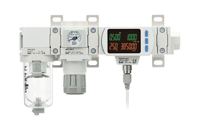 Modulär, digital flödesvakt med tryck- och temperatursensor - PF3A8