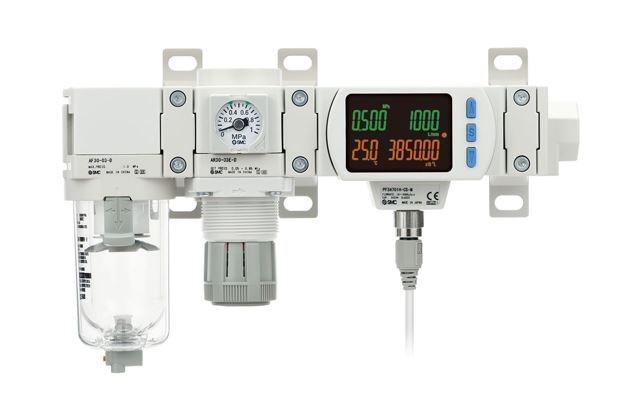 Modulär, digital flödesvakt med tryck- och temperatursensor - PF3A8