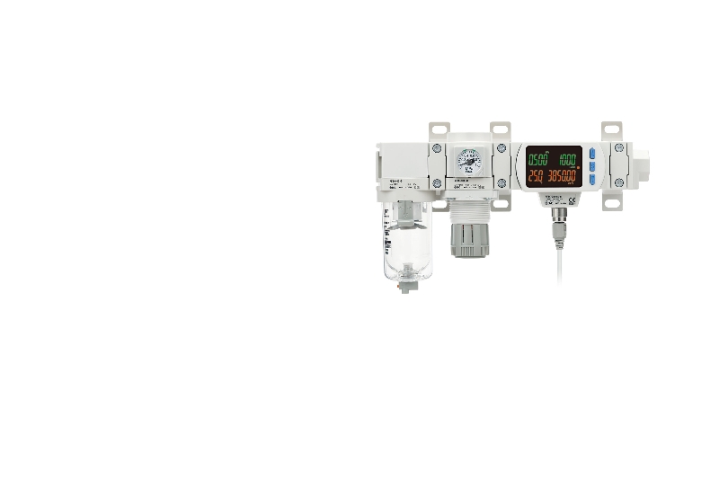 Modulär, digital flödesvakt med tryck- och temperatursensor - PF3A8