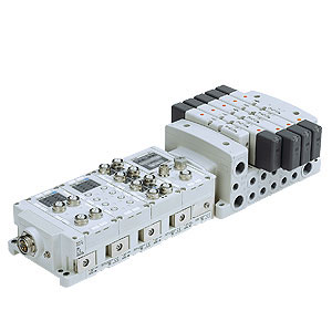 VV80*-SD6, Mehrfachanschlussplatte, ISO 15407-2, Set Serielle Übertragung, EX600