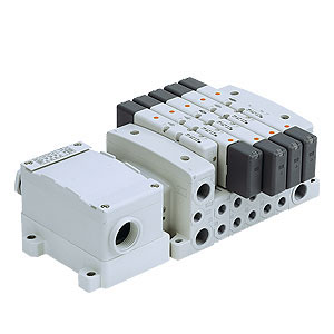 VV80*-TD0, Mehrfachanschlussplatte, ISO 15407-2, Klemmkasten