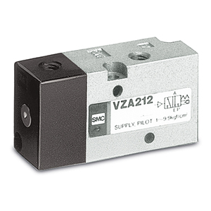 Vzduchom ovládaný 3/2 ventil, so závitmi v telese - VZA200
