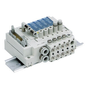 SS3J3-V60, No plug-in, Montaje con cableado individual para SJ3A6 Series Válvula de descarga de vacío con regulador de caudal integrado