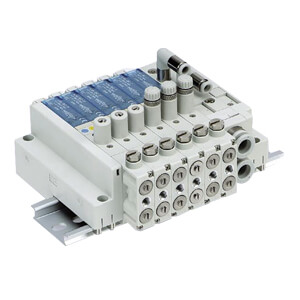 SS3J3-V60S, Plug-in Montaje mediante conectores, Cableado en serie, para Series SJ3A6 Series Válvula de descarga de vacío con regulador de caudal integrado
