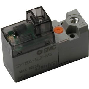 SY100, 3-poort direct aangestuurd ventiel, rubber afdichting