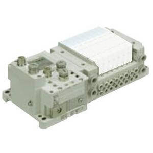SS5Y5-10S6, 5000 Series Manifold for Series EX600 Integrated (I/O) Serial Transmission System (Fieldbus) (IP67), Side Ported