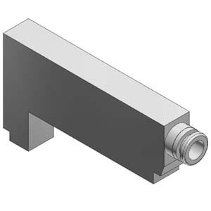 VVQ1000-R-1-C6, Individual EXH Spacer, Base Mounted