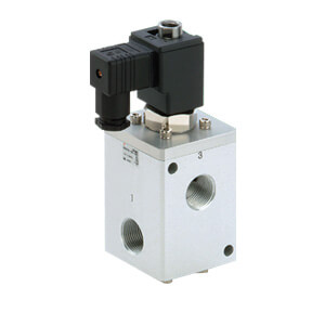 VCH410, Elektromagnetický nepriamo ovládaný 3/2 ventil (5 MPa), pre stlačený vzduch a inertné plyny