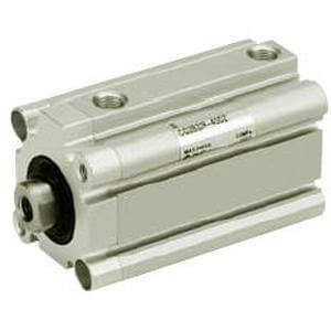 C(D)Q2*R, Compact Cylinder, Double Acting, Single Rod, Water Resistant w/Auto Switch Mounting Groove