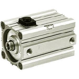 25A-CBQ2, Compact Cylinder, Double Acting, Single Rod, With End Lock
